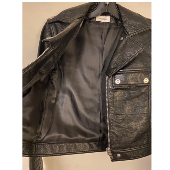 COURREGES BLACK JACKET - SIZE 36 - Picture 7 of 10